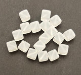 10MM Diagonal Crystal Mat Cube Bead (67 pieces)