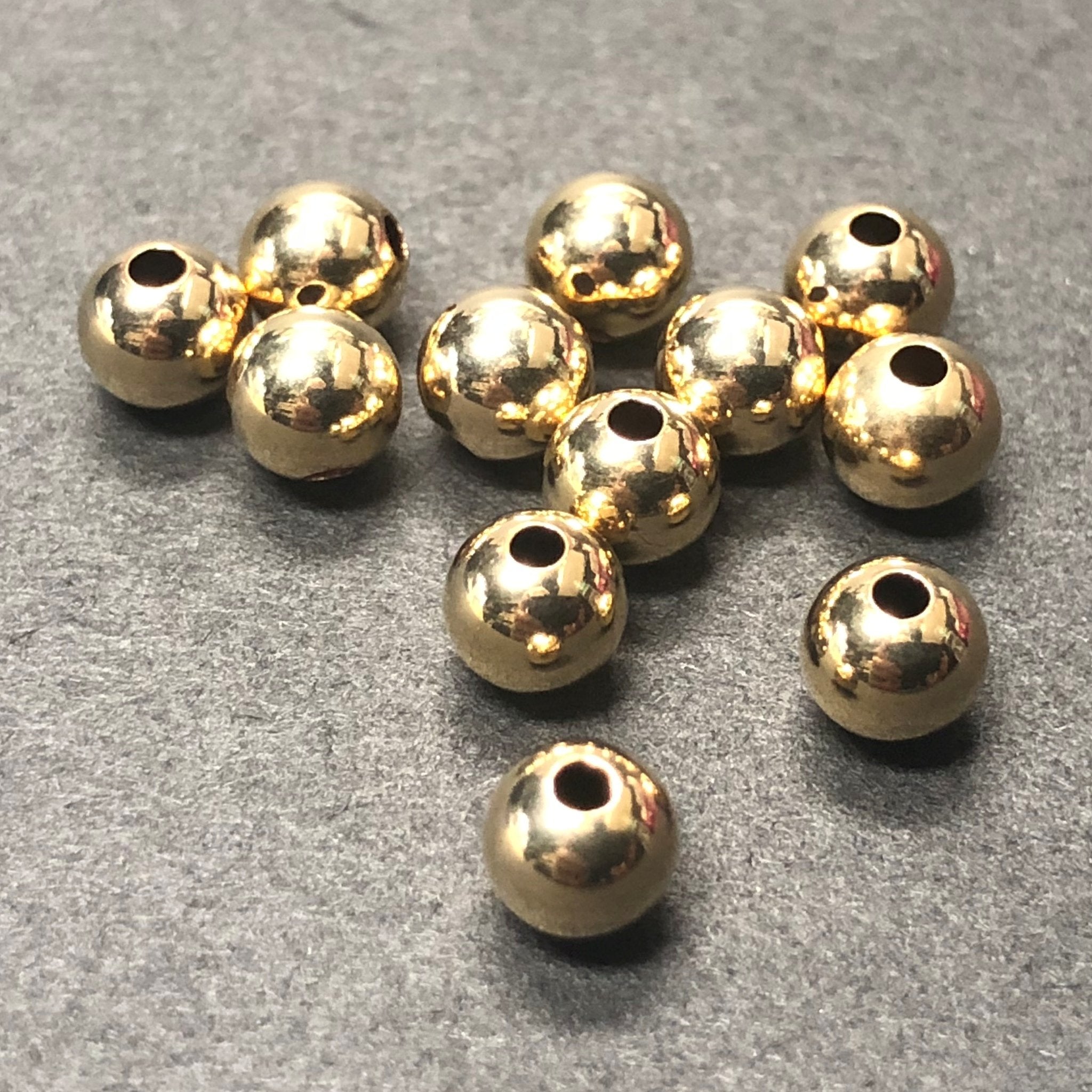 5mm Rondelle Spacer Beads, Antique Copper - Golden Age Beads