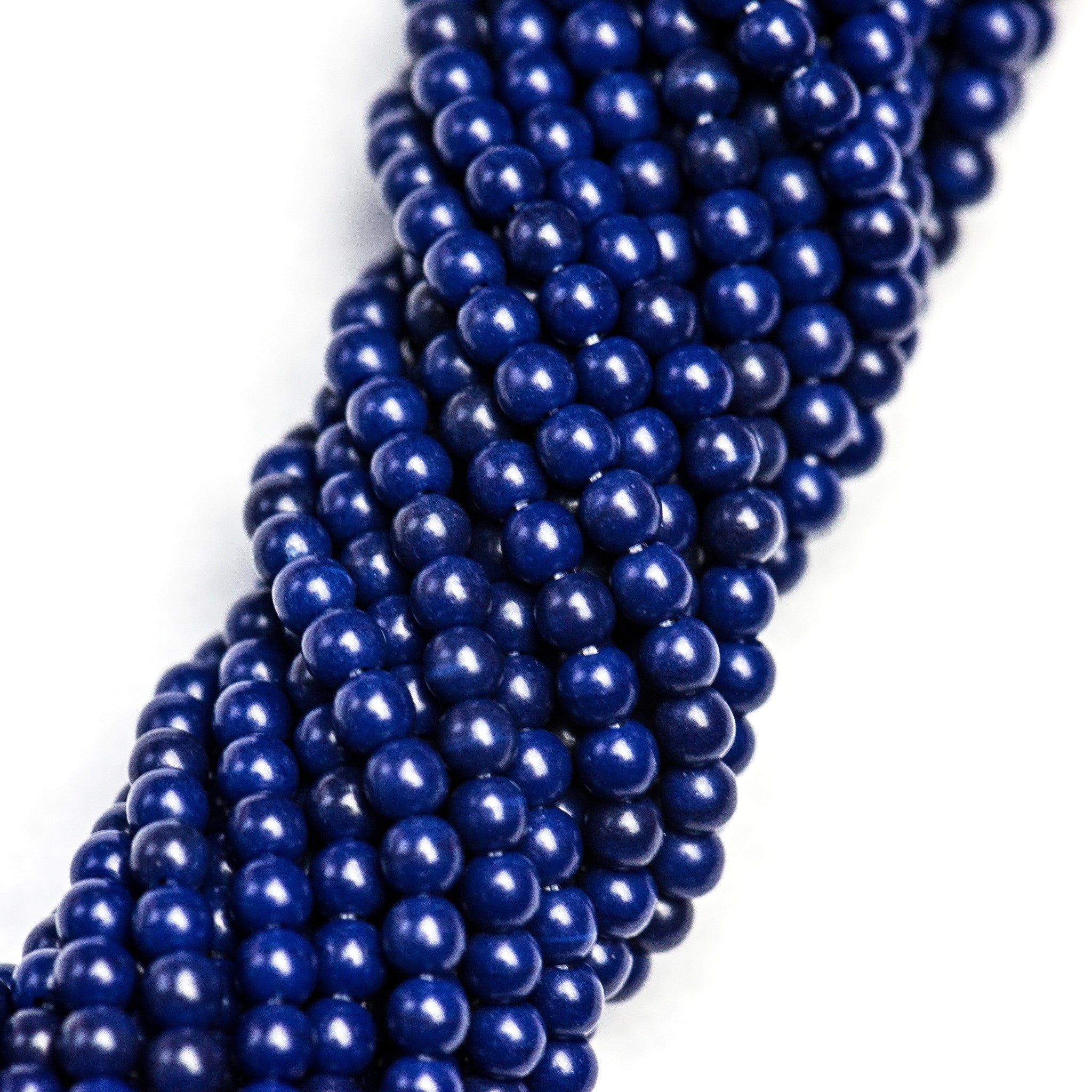 Glow-in-the-Dark Glass Round Beads - 6mm Light Blue #9 15 inch strand
